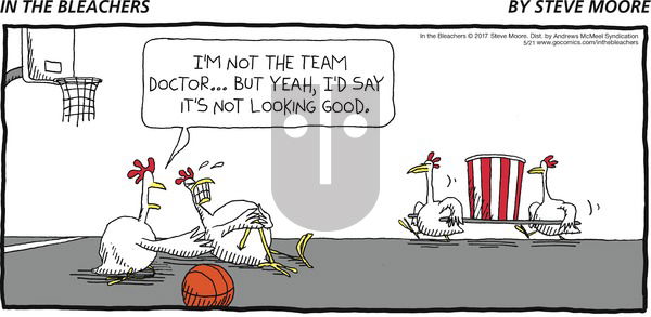 In the Bleachers on Sunday May 21, 2017 Comic Strip