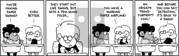 FoxTrot on Tuesday April 29, 2003 Comic Strip