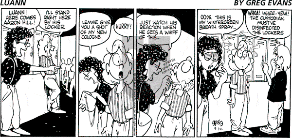 Luann on Sunday September 12, 1993 Comic Strip