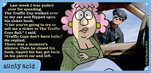 Aunty Acid on Tuesday February 3, 2015 Comic Strip