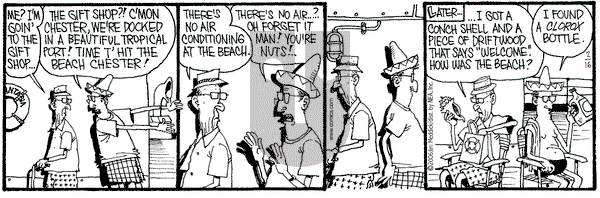 Monty on Thursday February 16, 2006 Comic Strip