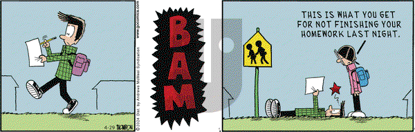 Grand Avenue on Monday April 29, 2024 Comic Strip