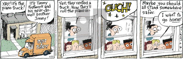 Cul de Sac on Wednesday April 23, 2025 Comic Strip