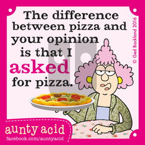 Aunty Acid on Sunday June 26, 2016 Comic Strip