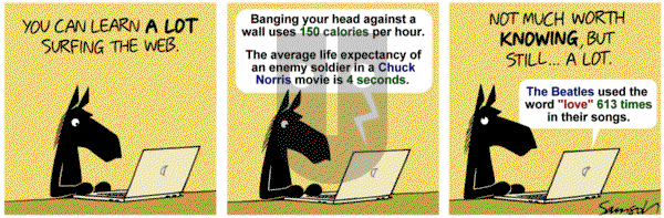 Dark Side of the Horse on Sunday April 2, 2017 Comic Strip