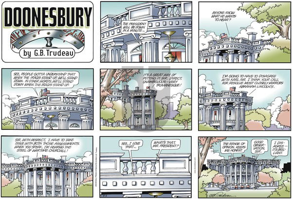 Doonesbury on Sunday April 2, 2006 Comic Strip