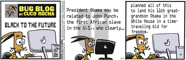 La Cucaracha on Tuesday August 14, 2012 Comic Strip