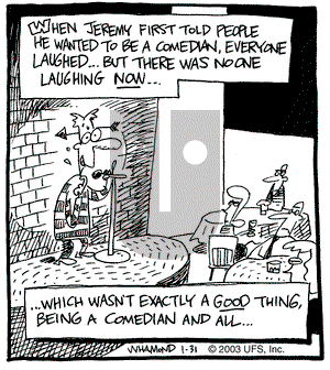 Reality Check on Friday January 31, 2003 Comic Strip