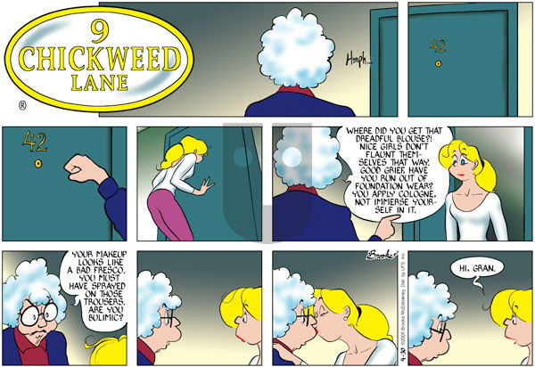 9 Chickweed Lane on Sunday April 30, 2006 Comic Strip