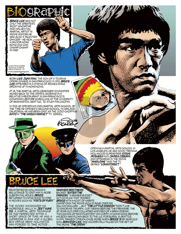 Biographic on Sunday January 8, 2006 Comic Strip