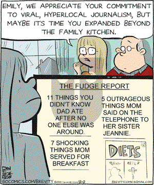 Brevity on Tuesday December 2, 2014 Comic Strip