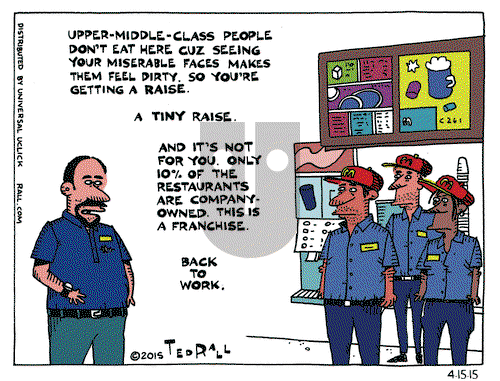 Ted Rall on Wednesday April 15, 2015 Comic Strip