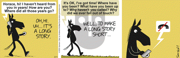 Dark Side of the Horse on Tuesday March 11, 2025 Comic Strip