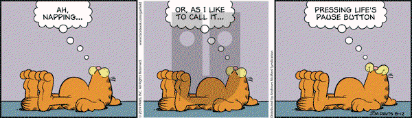 Garfield on Monday August 12, 2019 Comic Strip