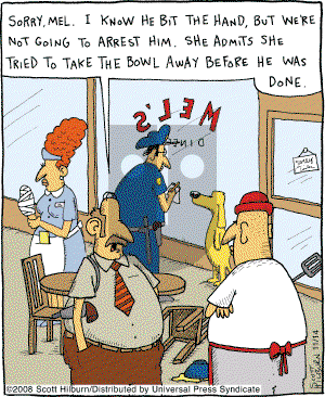 The Argyle Sweater - Friday November 14, 2008 Comic Strip