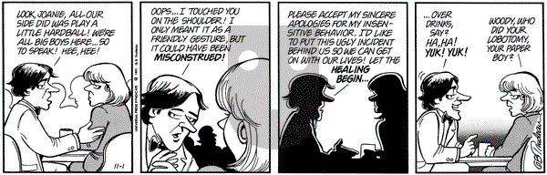 Doonesbury on Friday November 1, 1991 Comic Strip