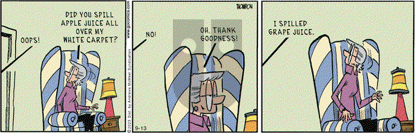 Grand Avenue on Wednesday September 13, 2023 Comic Strip