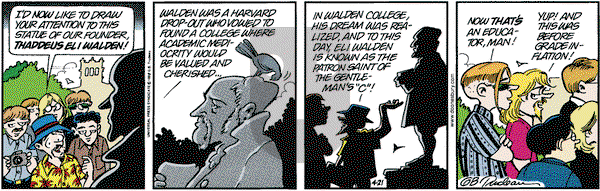 Doonesbury on Wednesday April 21, 1999 Comic Strip