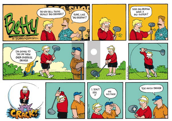 Betty on Sunday September 8, 1996 Comic Strip