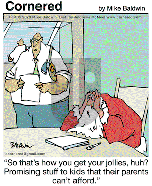 Cornered on Wednesday December 9, 2020 Comic Strip