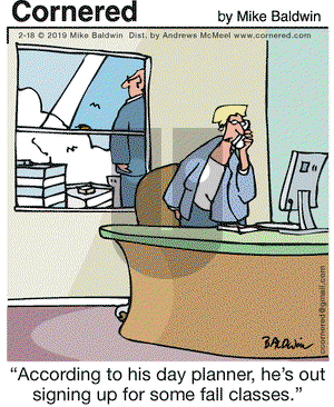 Cornered on Monday February 18, 2019 Comic Strip