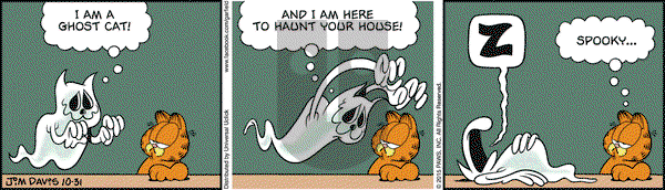 Garfield on Saturday October 31, 2015 Comic Strip