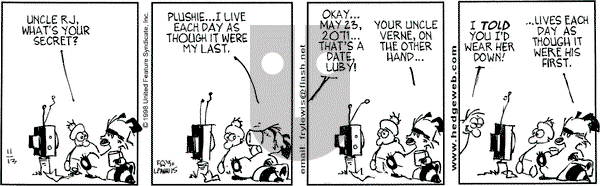 Over the Hedge on Friday November 13, 1998 Comic Strip