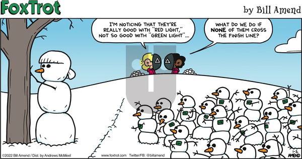 FoxTrot - Sunday January 2, 2022 Comic Strip