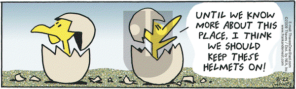 Frank and Ernest on Friday August 28, 2009 Comic Strip