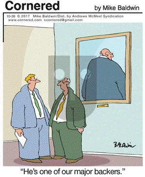 Cornered on Monday October 30, 2017 Comic Strip