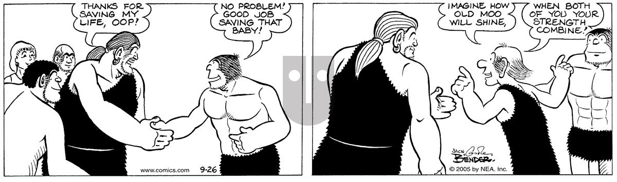 Alley Oop - Monday September 26, 2005 Comic Strip