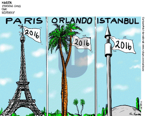 Views of the World on Tuesday July 12, 2016 Comic Strip
