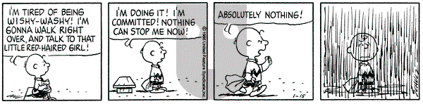 Peanuts on Wednesday January 15, 1986 Comic Strip