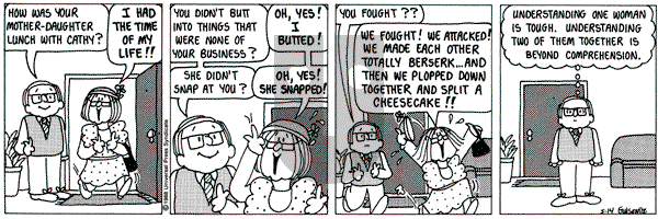 Cathy Classics on Saturday May 14, 1988 Comic Strip