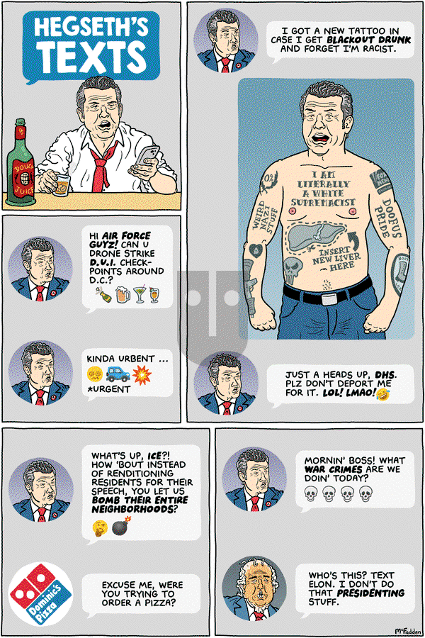 Brian McFadden on Thursday March 27, 2025 Comic Strip