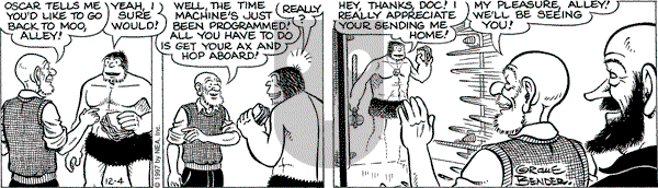 Alley Oop on Thursday December 4, 1997 Comic Strip
