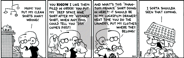 FoxTrot on Monday October 30, 2000 Comic Strip