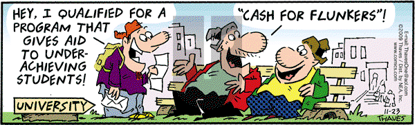 Frank and Ernest - Monday November 23, 2009 Comic Strip