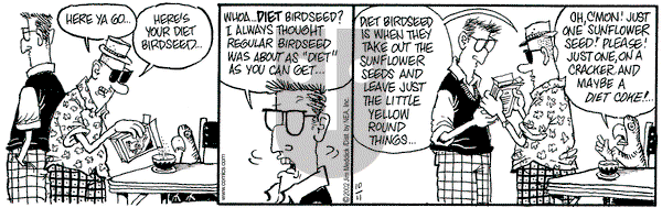 Monty on Friday October 11, 2002 Comic Strip