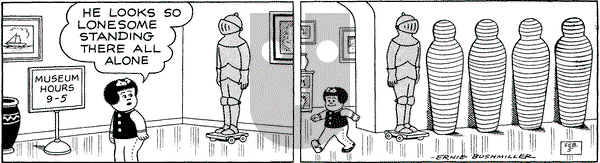 Nancy on Wednesday February 5, 1969 Comic Strip