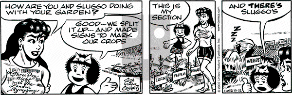 Nancy on Monday June 10, 2002 Comic Strip