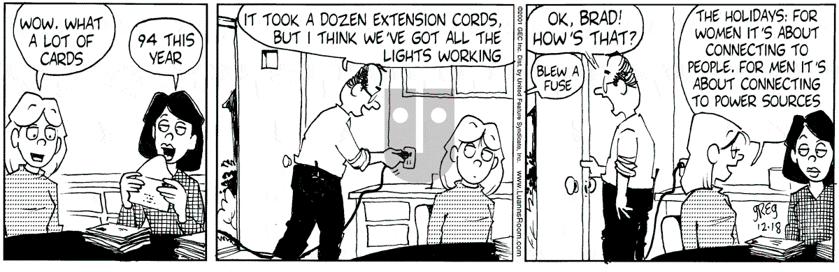 Luann - Tuesday December 18, 2001 Comic Strip
