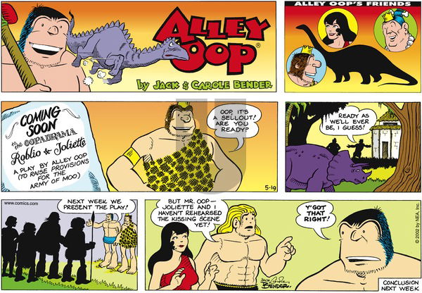 Alley Oop on Sunday May 19, 2002 Comic Strip