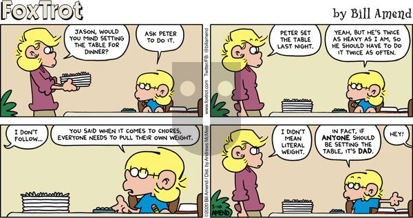 FoxTrot on Sunday May 10, 2020 Comic Strip