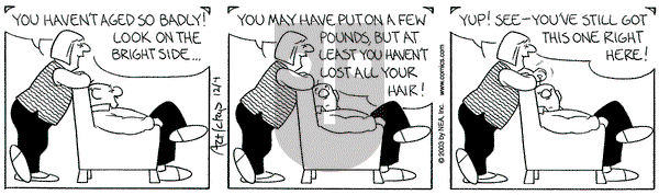 The Born Loser on Saturday January 3, 2004 Comic Strip