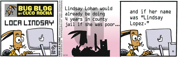 La Cucaracha on Monday December 10, 2012 Comic Strip