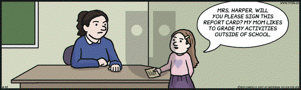 F Minus on Saturday April 12, 2014 Comic Strip