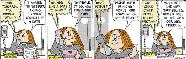 Cathy Classics on Monday April 24, 2000 Comic Strip