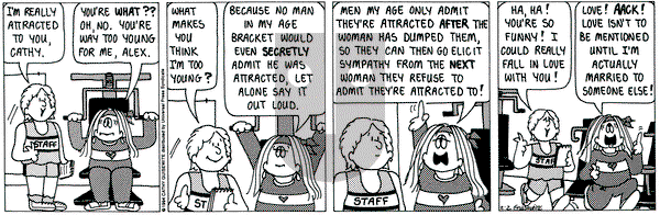Cathy Classics on Wednesday February 2, 1994 Comic Strip