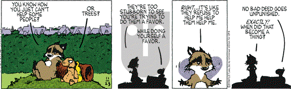 Over the Hedge on Saturday November 23, 2013 Comic Strip